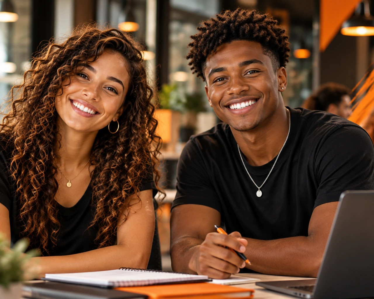 Deux jeunes en alternance Axe Ressource Formation
